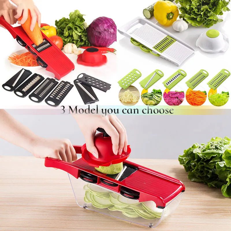 Myvit Vegetable Cutter with Steel Blade Slicer Potato Peeler Carrot Cheese Grater vegetable slicer Kitchen Accessories - ComfeasyComfeasyoriginal_value#