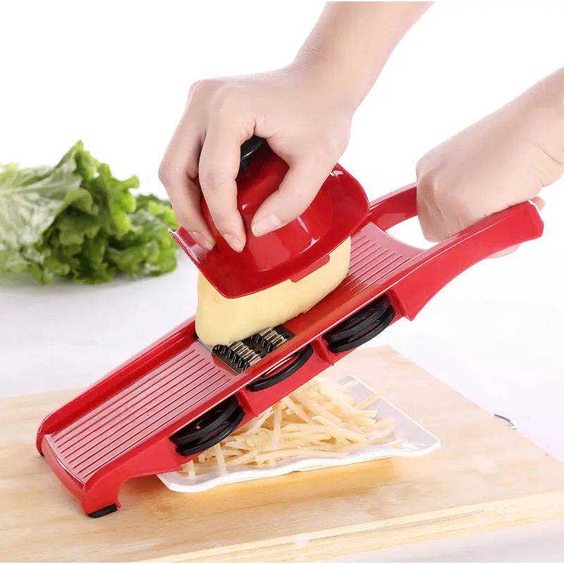 Myvit Vegetable Cutter with Steel Blade Slicer Potato Peeler Carrot Cheese Grater vegetable slicer Kitchen Accessories - ComfeasyComfeasyoriginal_value#
