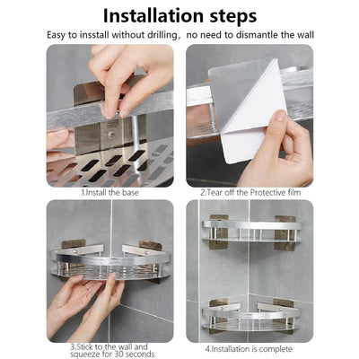 Quick mount shelf – Multipurpose wall Storage - Comfeasyproduct_vendorS3b1404823a81455d8b79a262c58a4905w