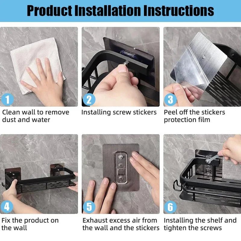 Rustproof corner shelf - Smart storage - Comfeasyproduct_vendorSee286eaf65d6486da1eaac91b21eaafa1